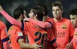 رباعية برشلونة فى مرمى إلتش