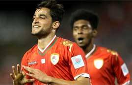 هدف فوز عمان فى الكويت