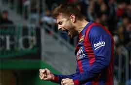 هدف بيكيه فى إلتش