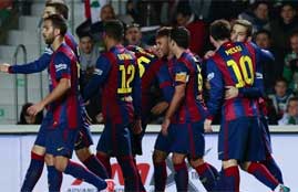 سداسية برشلونة فى إلتش