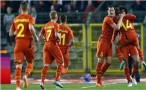 اهداف لقاء بلجيكا واسرائيل