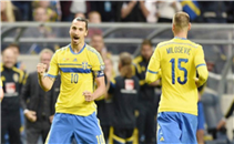 أهداف لقاء السويد والدنمارك