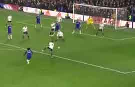 هدف تشيلسي في ايفرتون