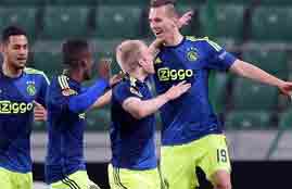 ثلاثية أياكس فى مرمى ليجيا وارسو