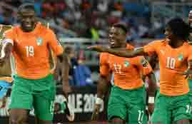 أهداف لقاء كوت ديفوار والكونغو الديمقراطية