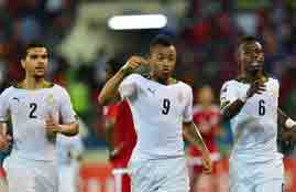 ثلاثية غانا فى مرمى غينيا الإستوائية