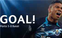 هدف بورتو الثالث في بازل