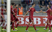 هدف فوز اسبانيا فى روسيا البيضاء