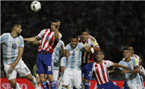 هدف باراجواي فى مرمى الارجنتين