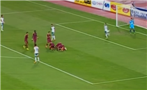 هدف مصر المقاصة فى مرمى المصري