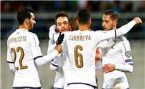 رباعية إيطاليا فى مرمى ليشتنشتاين