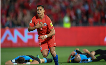 اهداف مباراة تشيلي وأوروجواي