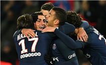 رباعية ب. س. جيرمان فى مرمى رين