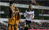 ثلاثية توتنهام فى مرمى هال سيتي