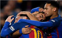 خماسية مباراة برشلونة واسبانيول