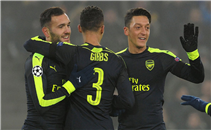 اهداف مباراة بازل وارسنال