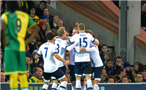 ثلاثية توتنهام فى نورويتش سيتي