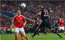 هدف بايرن الاول لفيدال فى بنفيكا