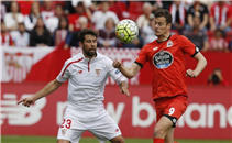 هدفا مباراة اشبيلية وديبورتيفو لاكورونيا