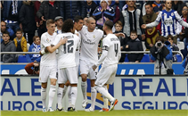 هدفا ريال مدريد فى ديبورتيفو لاكورونيا