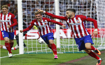 هدف اتلتيكو الاول فى ريال مدريد