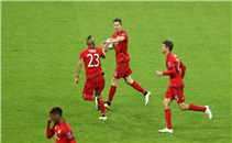 هدف بايرن الثانى فى اتلتيكو