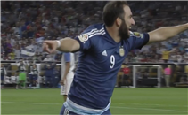 هدف الارجنتين الثالث فى امريكا