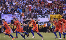 ركلات الجزاء الترجيحية بين تشيلي والارجنتين