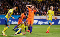 هدفا مباراة السويد وهولندا