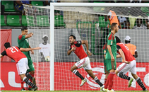هدف مصر فى مرمى المغرب