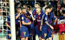 أهداف مباراة برشلونة واشبيليه