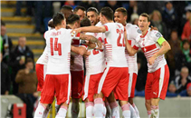 هدف سويسرا في ايرلندا الشمالية