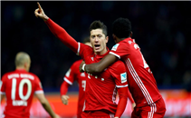 هدفا مباراة هيرتا برلين وبايرن ميونيخ