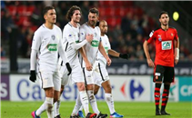 رباعية ب.س.جيرمان فى مرمى رين