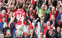 هدفا مانشستر يونايتد في كريستال بالاس