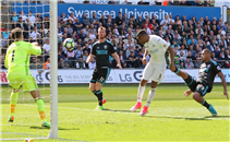 أهداف مباراة سوانزى وويست بروميتش