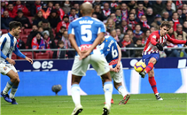 هدف أتلتيكو مدريد في اسبانيول