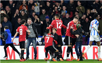 هدفا مانشستر يونايتد فى هدرسفيلد تاون