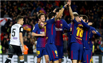 هدف برشلونة في فالنسيا