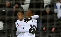 هدفا سوانزي فى شيفيلد وينزداي