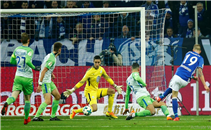 هدف شالكة فى فولفسبورج