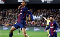 هدفا برشلونة فى فالنسيا