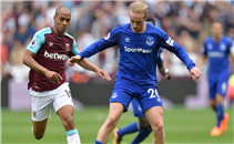 أهداف مباراة وستهام وايفرتون