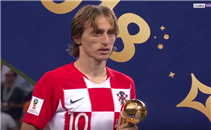 تتويج مودريتش كأفضل لاعب فى مونديال روسيا