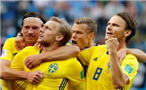 هدف  السويد فى سويسرا