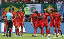 أهداف مباراة البرازيل وبلجيكا