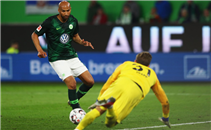 هدفا مباراة فولفسبورج وآ. فرانكفورت