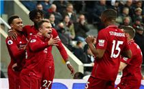 أهداف مباراة نيوكاسل وليفربول