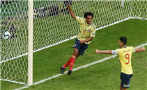 هدف كولومبيا أمام باراجواي