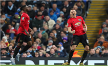 هدف مانشستر يونايتد في مانشستر سيتي